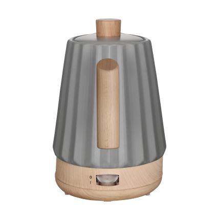 Concept RK0092 - Czajnik elektryczny 1,5 l 1500 W/230 V ciemnoszary/dekor drewna/ceramika