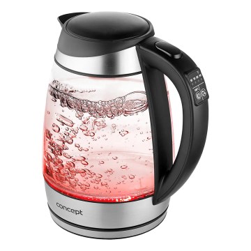 Concept RK4120 - Czajnik elektryczny z regulacją temperatury 1,7 l 2200 W/230 V, stal nierdzewna