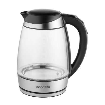 Concept RK4120 - Czajnik elektryczny z regulacją temperatury 1,7 l 2200 W/230 V, stal nierdzewna