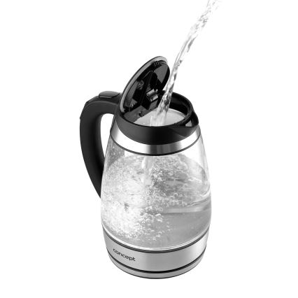 Concept RK4120 - Czajnik elektryczny z regulacją temperatury 1,7 l 2200 W/230 V, stal nierdzewna