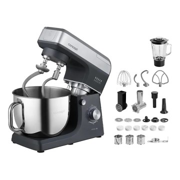 Concept RM6000 - Planetarny robot kuchenny DOUGH EXPERT 1900W/230V antracyt/stal nierdzewna