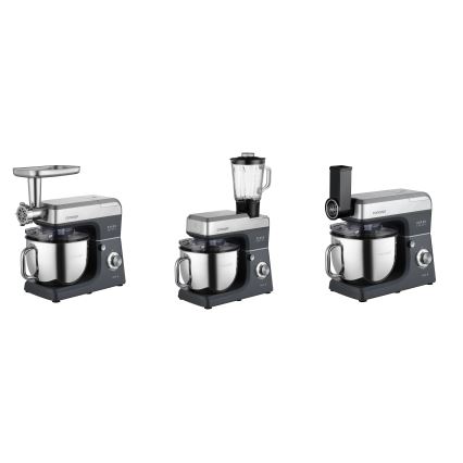 Concept RM6000 - Planetarny robot kuchenny DOUGH EXPERT 1900W/230V antracyt/stal nierdzewna