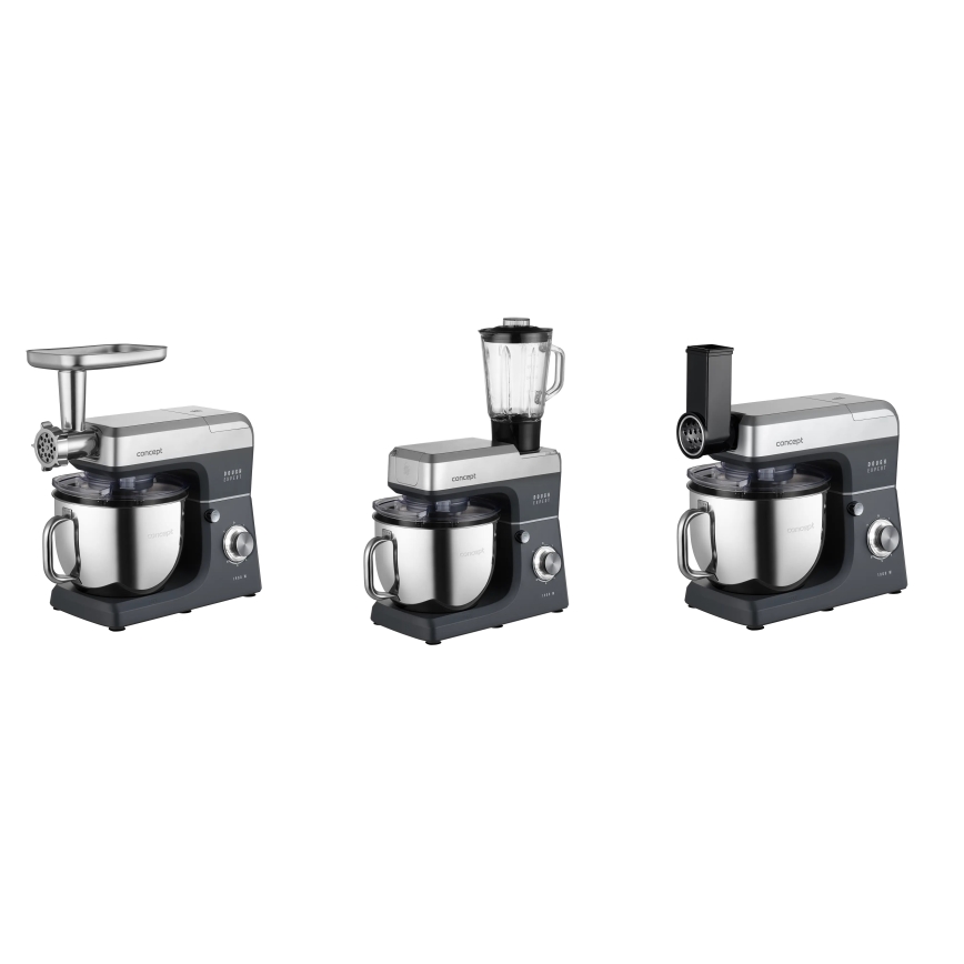 Concept RM6000 - Planetarny robot kuchenny DOUGH EXPERT 1900W/230V antracyt/stal nierdzewna