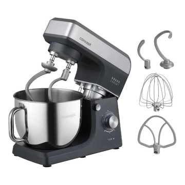 Concept RM6010 - Planetarny robot kuchenny DOUGH EXPERT 1900 W/230 V antracyt/stal nierdzewna