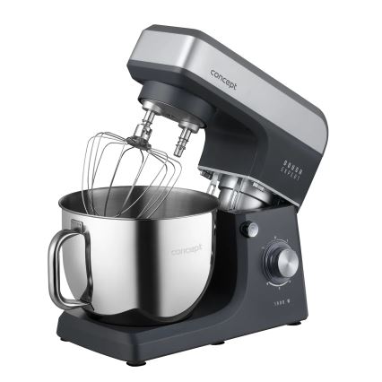 Concept RM6010 - Planetarny robot kuchenny DOUGH EXPERT 1900W/230V antracyt/stal nierdzewna