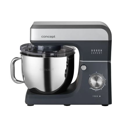 Concept RM6010 - Planetarny robot kuchenny DOUGH EXPERT 1900W/230V antracyt/stal nierdzewna