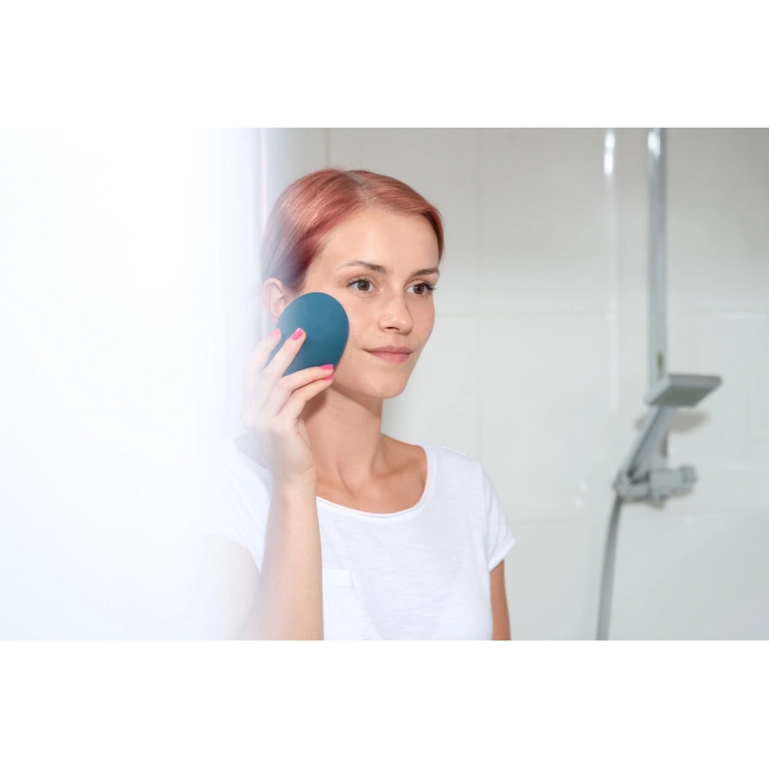 Concept SK9100 - Szczoteczka oczyszczająca do twarzy SONIVIBE 2W/5V 250 mAh IPX7 niebieska