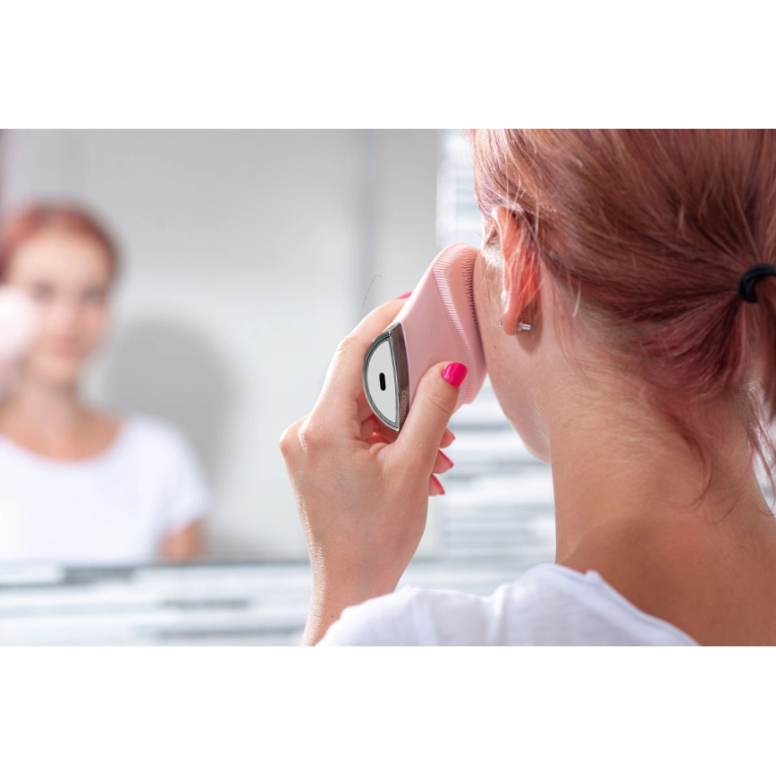 Concept SK9102 - Szczoteczka oczyszczająca do twarzy SONIVIBE 2W/5V 250 mAh IPX7 różowa