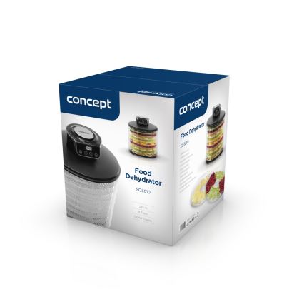 Concept SO3010 - Suszarka do żywności 245W/230V czarny