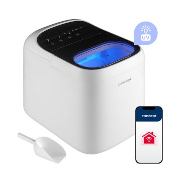 Concept VL1520 - Wytwornica lodu 150W/230V Wi-Fi biała