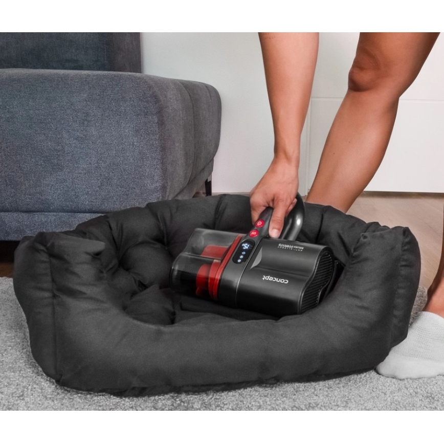 Concept VP2000 - Ręczny odkurzacz antybakteryjny z lampą UV-C LUMISTAR 120W/11,1V