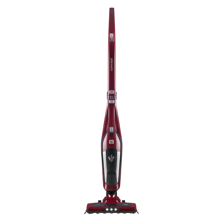 Concept VP4136 - Bezprzewodowy odkurzacz pionowy 2 w 1 100 W/22,2 V 2200 mAh czerwony