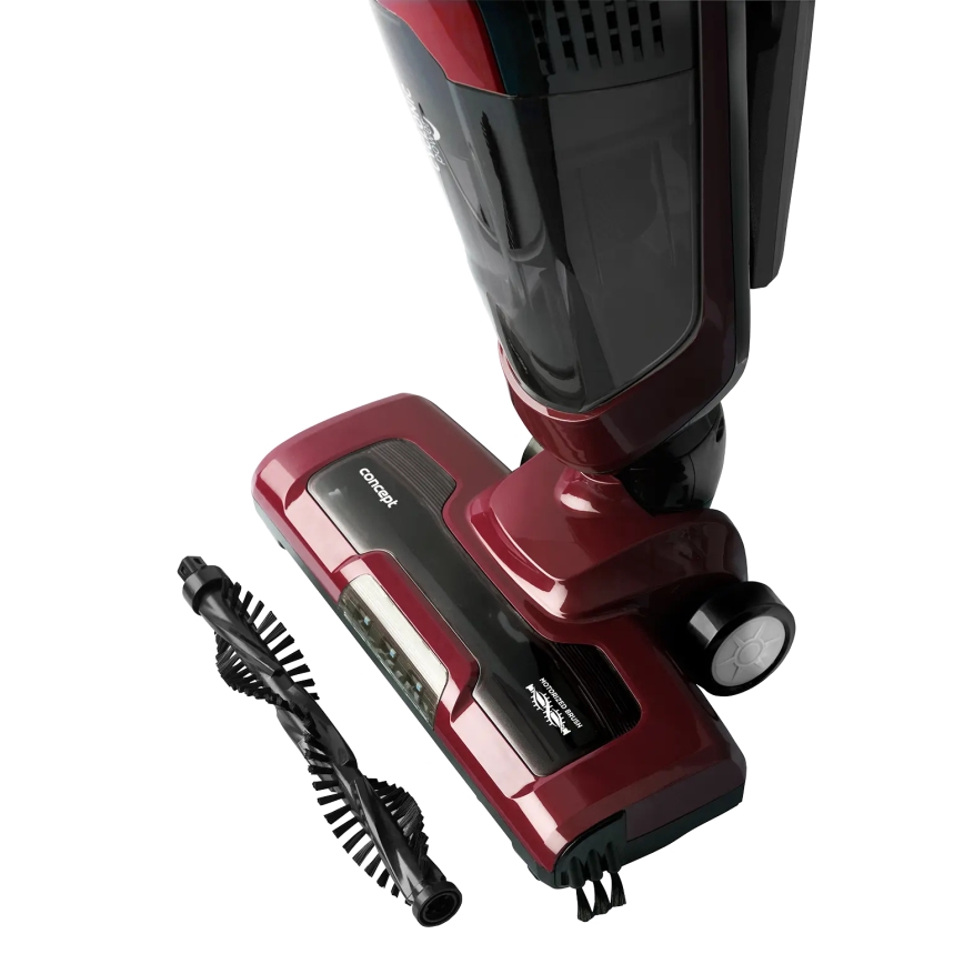 Concept VP4136 - Bezprzewodowy odkurzacz pionowy 2 w 1 100 W/22,2 V 2200 mAh czerwony