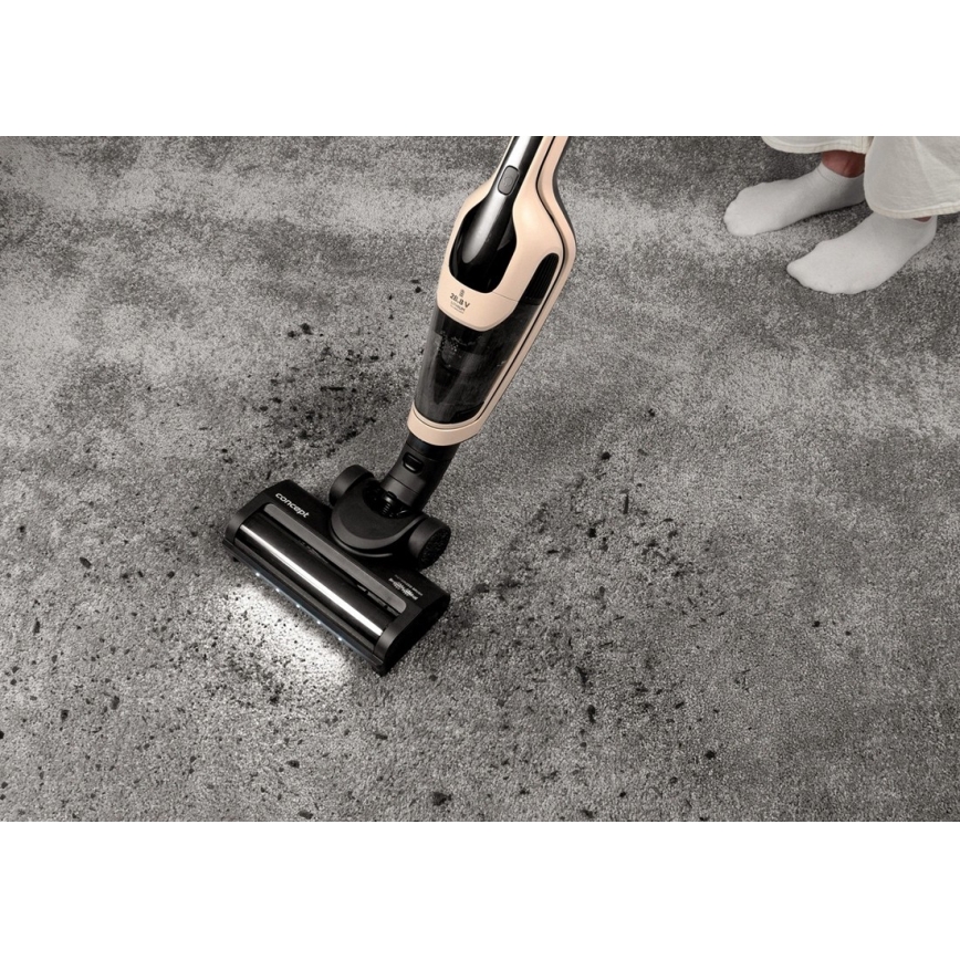 Concept VP4220 - Bezprzewodowy odkurzacz pionowy 3 w 1 AQUAGLIDE 160W/28,8V 2200 mAh beżowy