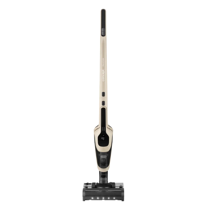 Concept VP4220 - Bezprzewodowy odkurzacz pionowy 3 w 1 AQUAGLIDE 160W/28,8V 2200 mAh beżowy