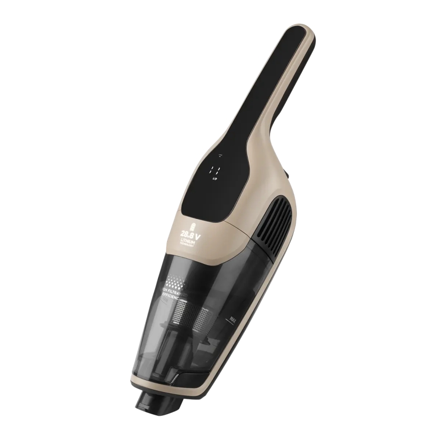 Concept VP4220 - Bezprzewodowy odkurzacz pionowy 3 w 1 AQUAGLIDE 160W/28,8V 2200 mAh beżowy