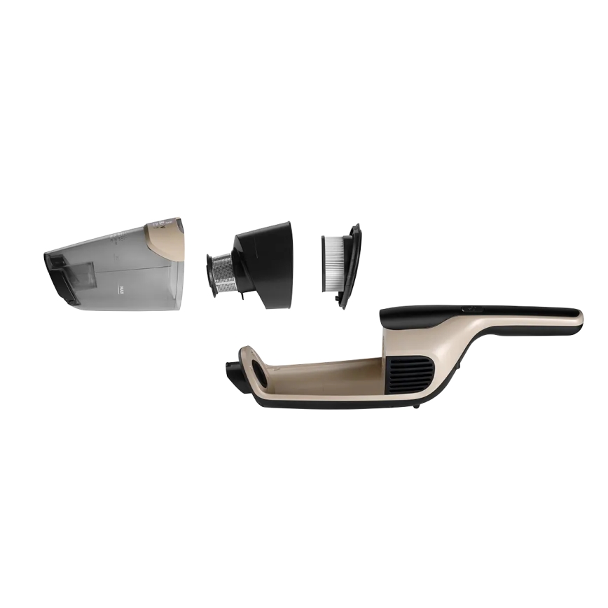 Concept VP4220 - Bezprzewodowy odkurzacz pionowy 3 w 1 AQUAGLIDE 160W/28,8V 2200 mAh beżowy