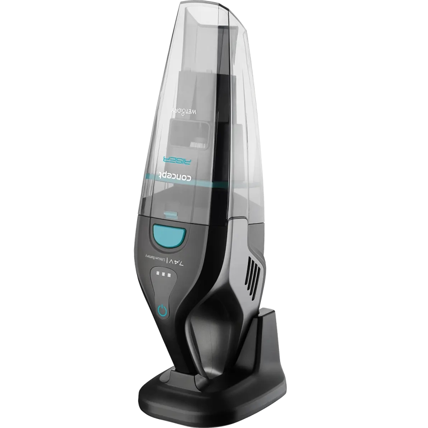 Concept VP4350 - Ręczny odkurzacz WET & DRY RISER 50W/7,4V 2200 mAh czarny