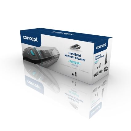 Concept VP4350 - Ręczny odkurzacz WET & DRY RISER 50W/7,4V 2200 mAh czarny