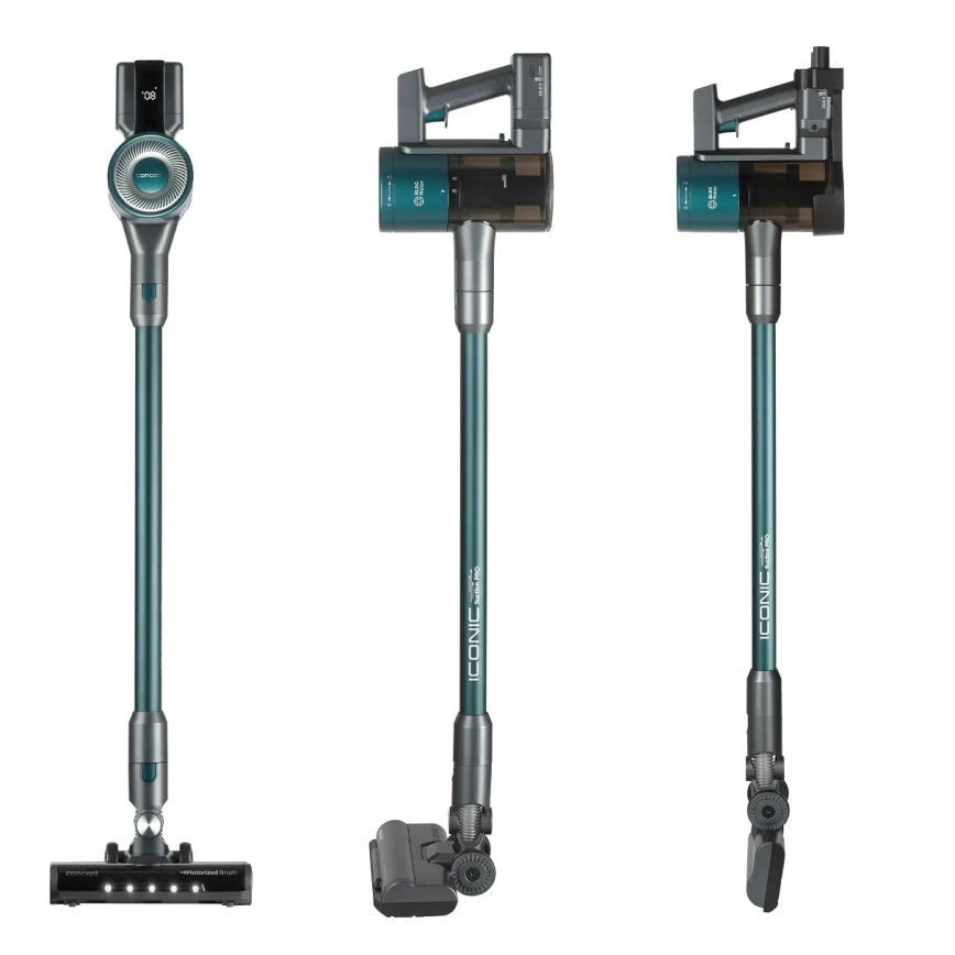 Concept VP6045 - Odkurzacz pionowy i ręczny 2 w 1 ICONIC SUCTION PRO 450W/29,6V 2500 mAh niebieski