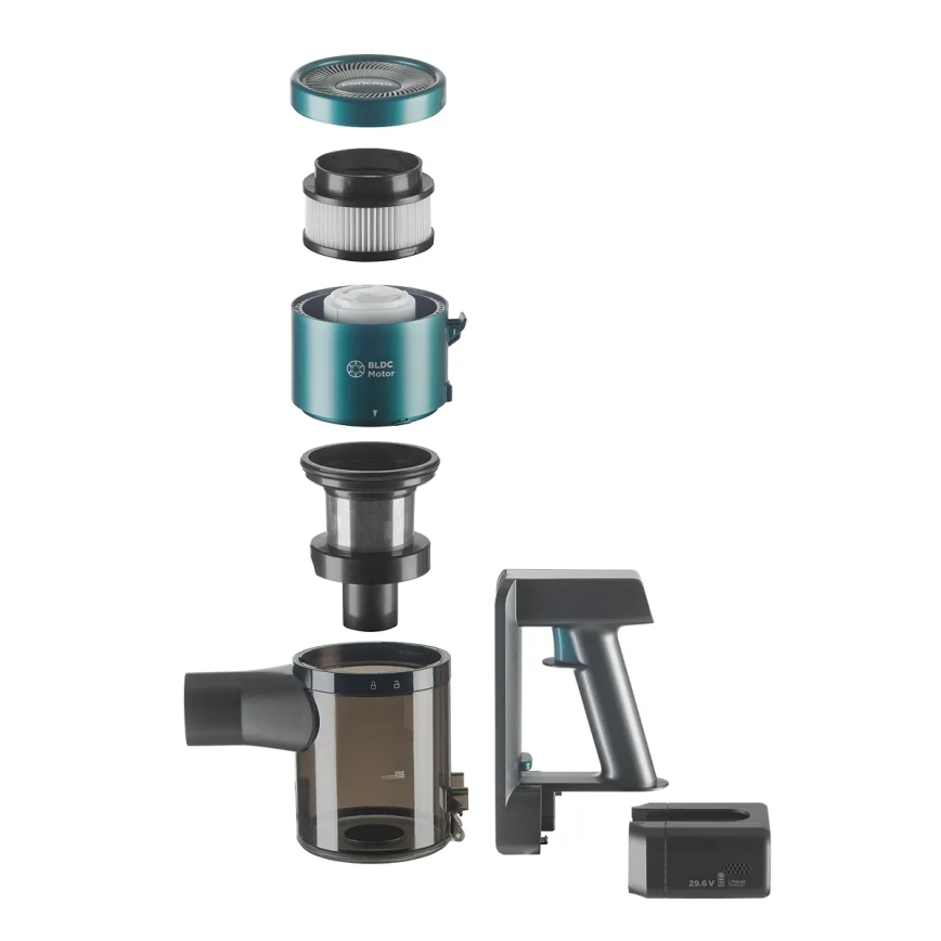 Concept VP6045 - Odkurzacz pionowy i ręczny 2 w 1 ICONIC SUCTION PRO 450W/29,6V 2500 mAh niebieski