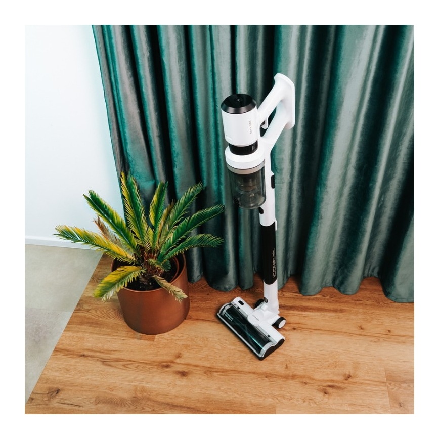 Concept VP6125 - Odkurzacz pionowy i ręczny 2 w 1 ICONIC Comfort Telescope 400W/29,6V 2000 mAh biały