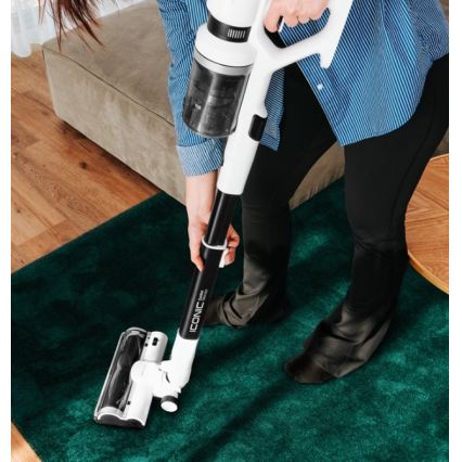 Concept VP6125 - Odkurzacz pionowy i ręczny 2 w 1 ICONIC Comfort Telescope 400W/29,6V 2000 mAh biały