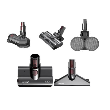 Concept VP6260 - Odkurzacz pionowy 4 w 1 ULTIMATE PRO+ 500W/29,6V 2200 mAh czarny