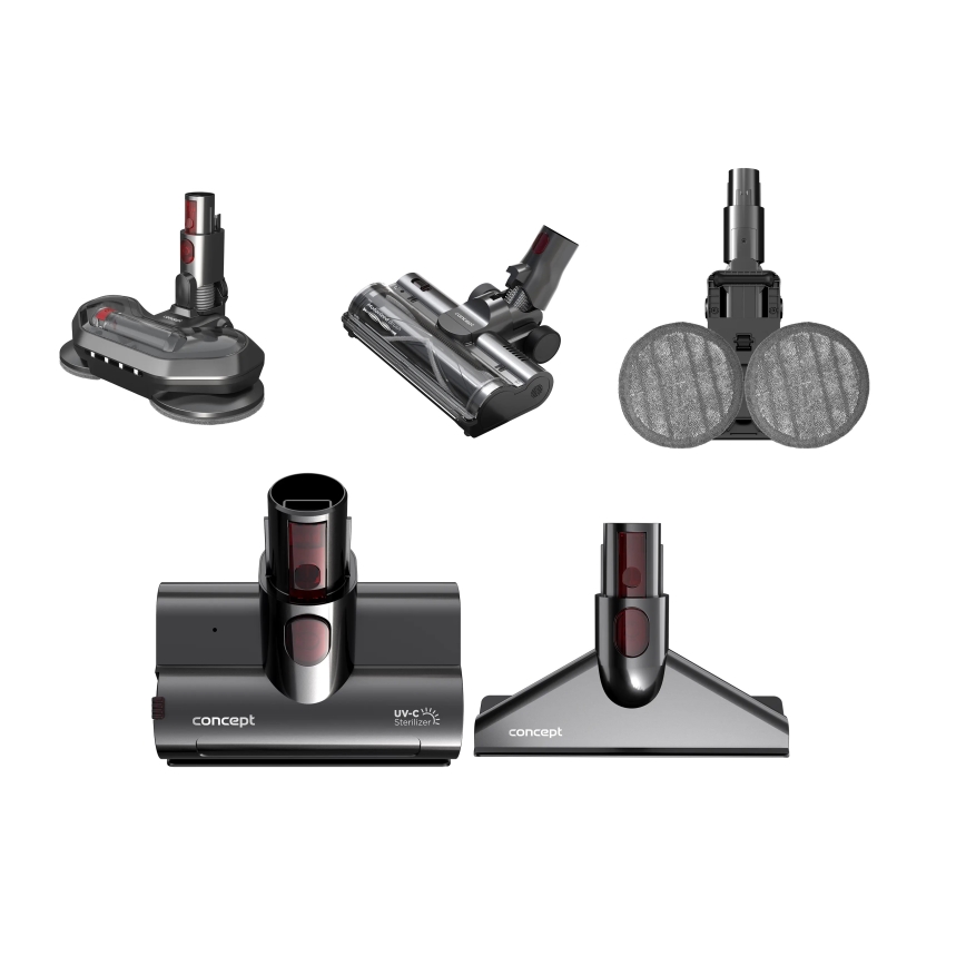 Concept VP6260 - Odkurzacz pionowy 4 w 1 ULTIMATE PRO+ 500W/29,6V 2200 mAh czarny