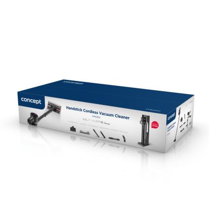 Concept VP6300 - Odkurzacz pionowy 5 w 1 ULTIMATE COMPLETE PRO 500W/25,9V 2500 mAh czarny