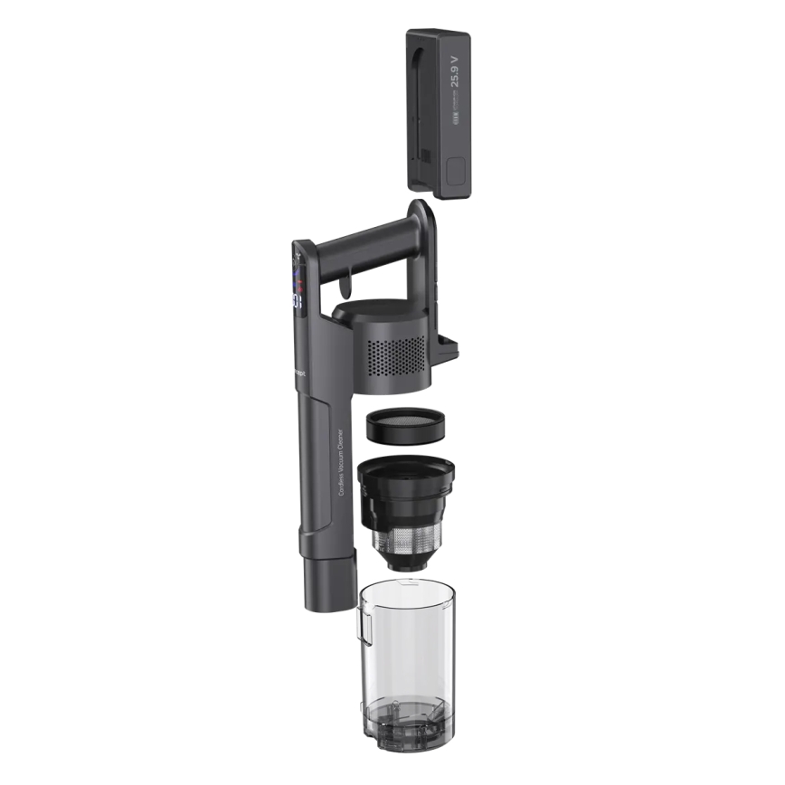 Concept VP6310 - Odkurzacz pionowy 3 w 1 ULTIMATE COMPLETE LIGHT 420W/25,9V 2200 mAh czarny