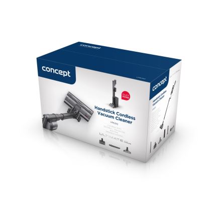 Concept VP6310 - Odkurzacz pionowy 3 w 1 ULTIMATE COMPLETE LIGHT 420W/25,9V 2200 mAh czarny