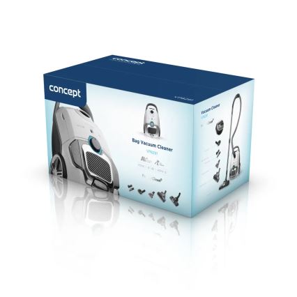 Concept VP8291 - Odkurzacz workowy PERFECT CLEAN PET EXPERT 700W/230V biały
