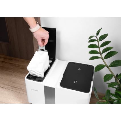 Concept VR4050 - Inteligentny robot odkurzający z mopem 2 w 1 OPTIMUS AQUA PRO LASER 3D 600W/230V 5200 mAh Wi-Fi biały
