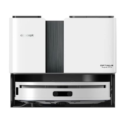 Concept VR4050 - Inteligentny robot odkurzający z mopem 2 w 1 OPTIMUS AQUA PRO LASER 3D 600W/230V 5200 mAh Wi-Fi biały