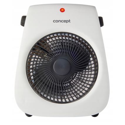 Concept vt7040 - Wentylator z elementem grzewczym 1000/2000W/230V biały