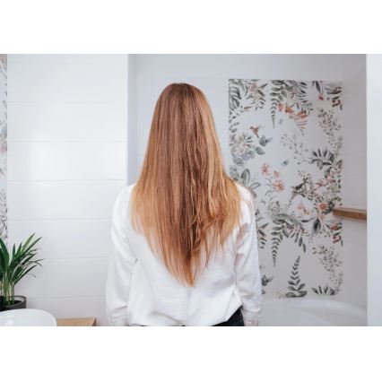 Concept VZ2110 - Prostownica do włosów GLAM STYLE 48W/230V biała/różowe złoto