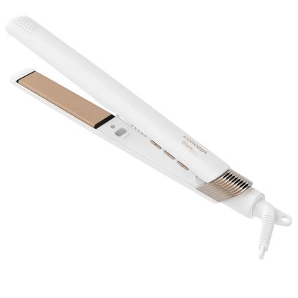 Concept VZ2110 - Prostownica do włosów GLAM STYLE 48W/230V biała/różowe złoto