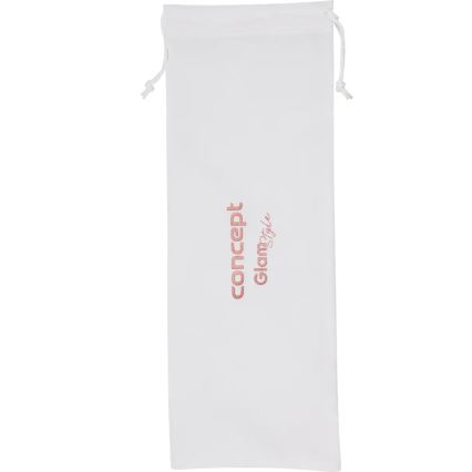 Concept VZ2110 - Prostownica do włosów GLAM STYLE 48W/230V biała/różowe złoto