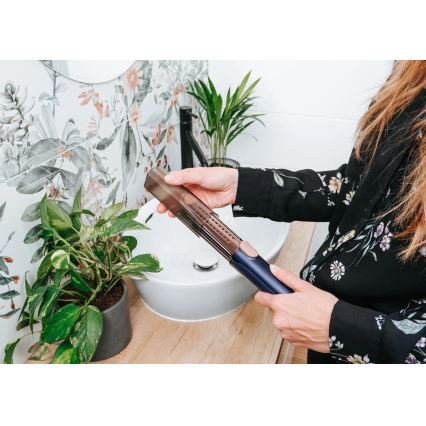 Concept VZ8100 - Prostownica do włosów PROFI CARE 60W/230V niebieska/złota