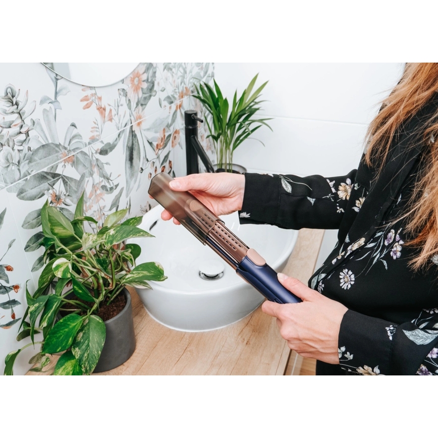 Concept VZ8100 - Prostownica do włosów PROFI CARE 60W/230V niebieska/złota