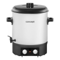 Concept ZH0030 - Garnek do wekowania 27 l 2000W/230V biały/czarny