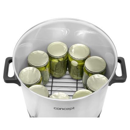 Concept ZH0030 - Garnek do wekowania 27 l 2000W/230V stal nierdzewna/czarny