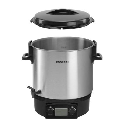 Concept ZH0040 - Garnek do wekowania 27 l 2000W/230V stal nierdzewna/czarny