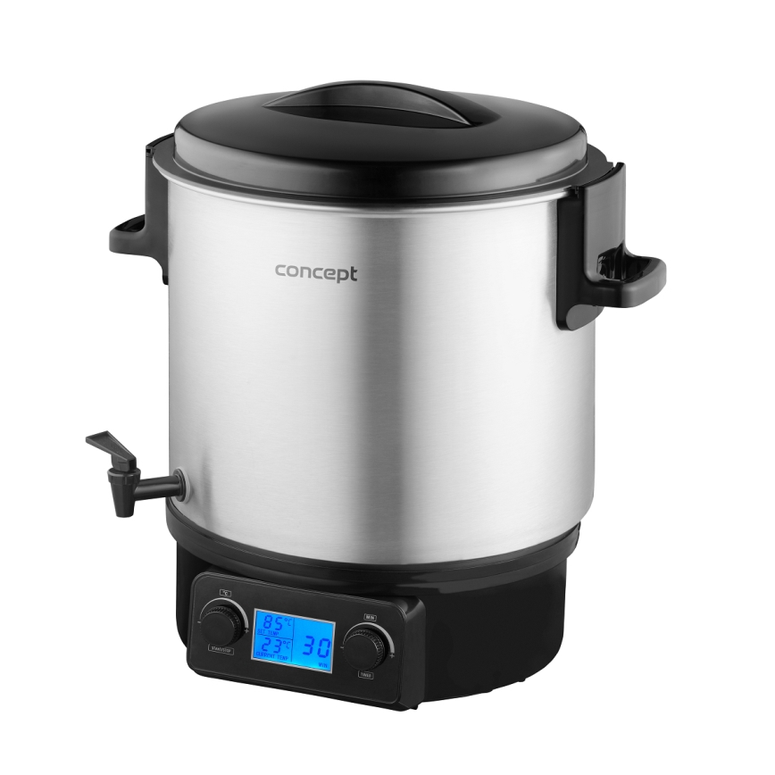 Concept ZH0040 - Garnek do wekowania 27 l 2000W/230V stal nierdzewna/czarny