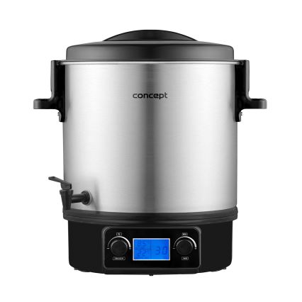 Concept ZH0040 - Garnek do wekowania 27 l 2000W/230V stal nierdzewna/czarny