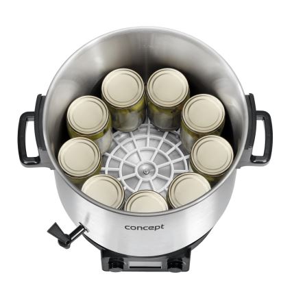 Concept ZH0040 - Garnek do wekowania 27 l 2000W/230V stal nierdzewna/czarny