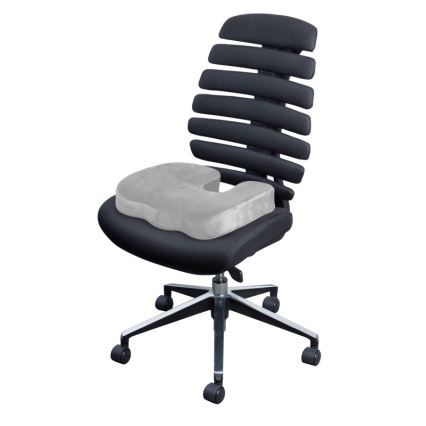 CONNECT IT CFH-5290-GY - Poduszka na krzesło ergonomiczne szara