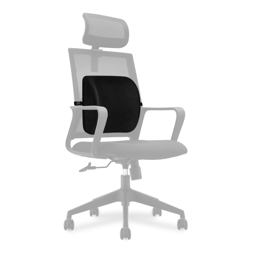 CONNECT IT CFH-5300-BK - Podparcie lędźwiowe fotela czarne
