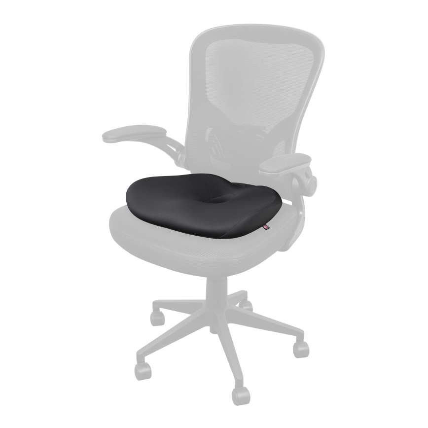 CONNECT IT CFH-5501-GY - Poduszka na krzesło ergonomiczne antracyt